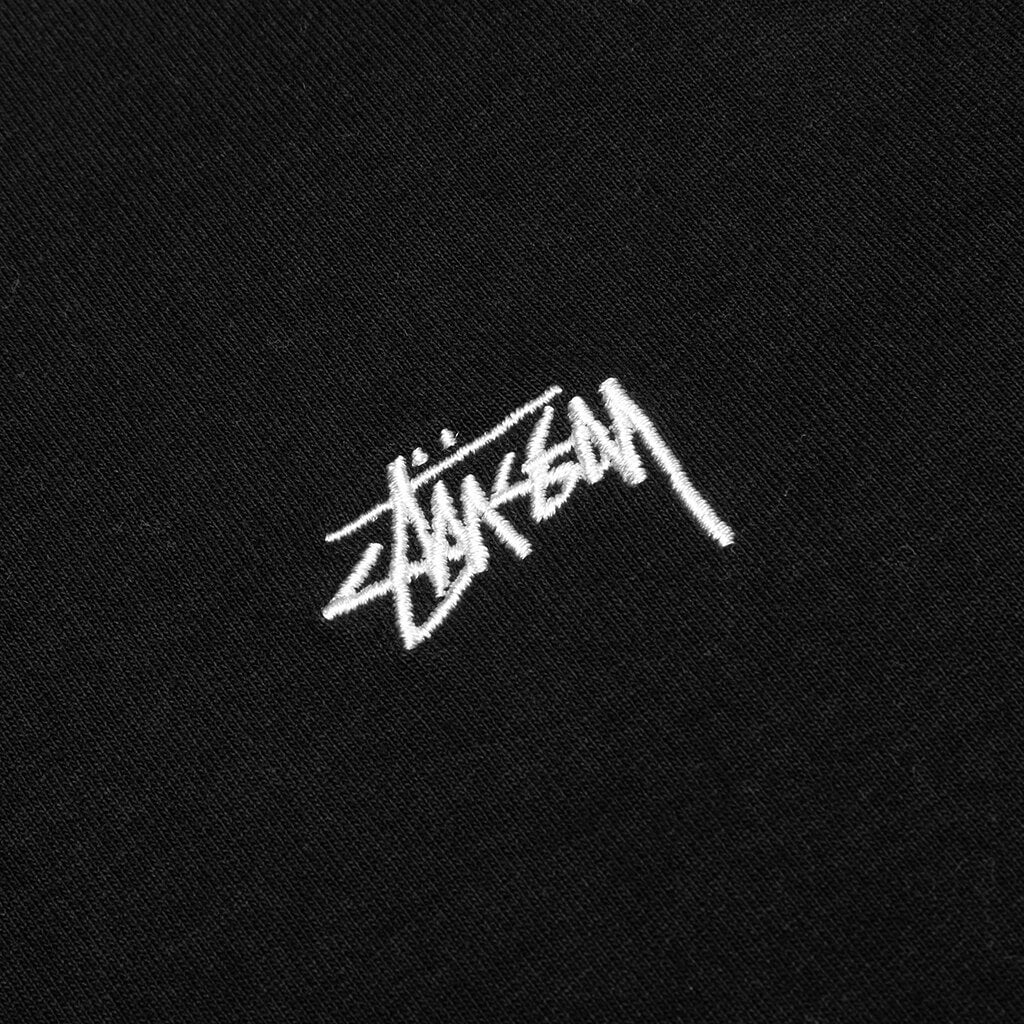 Stock Logo L/S Crew - Black