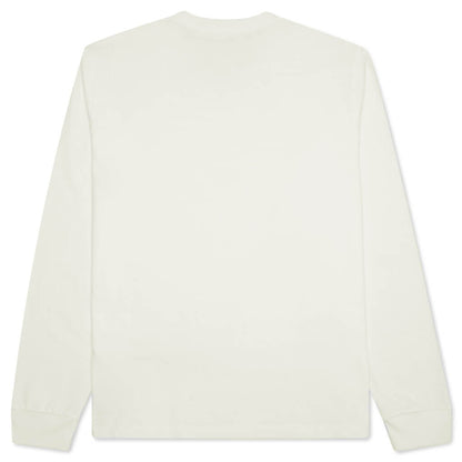 Stock Logo L/S Crew - Natural