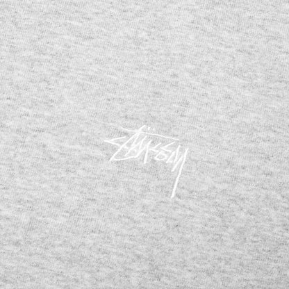 Stock Logo S/S Crew - Grey Heather
