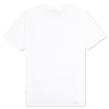Stock Logo S/S Crew - White