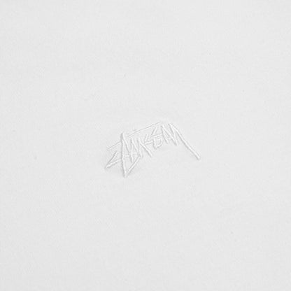 Stock Logo S/S Crew - White