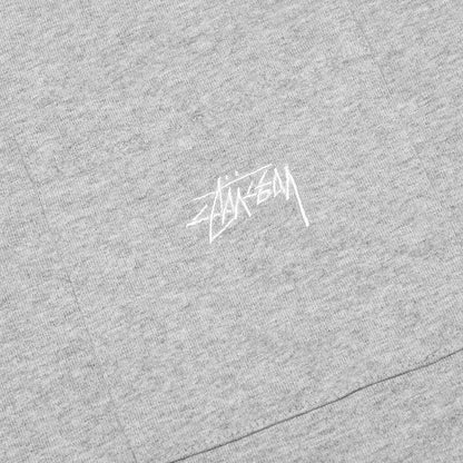 Stock Logo S/S Pocket Crew - Grey Heather