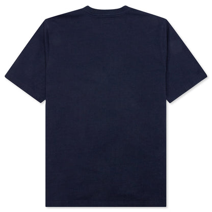 Stock Logo S/S Pocket Crew - Navy