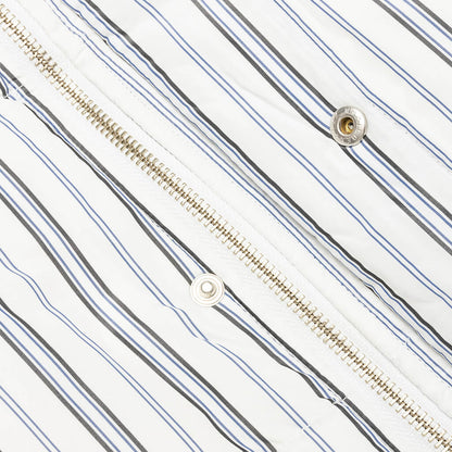 Stripe Down Puffer Jacket - Bone