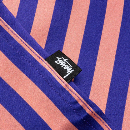 Striped Silk Shirt - Blue