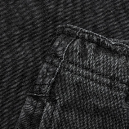 Washed Canvas Beach Pant - Black