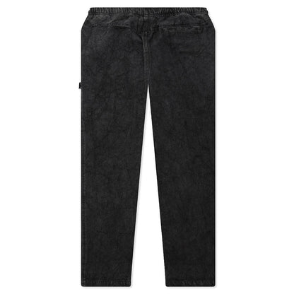 Washed Canvas Beach Pant - Black