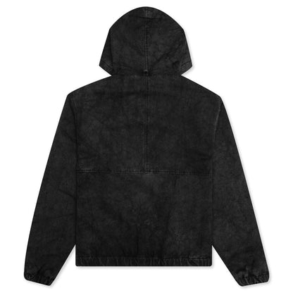 Washed Canvas Insulated Jacket - Black