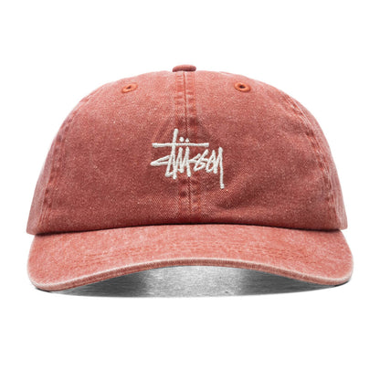 Washed Stock Low Pro Cap - Rust