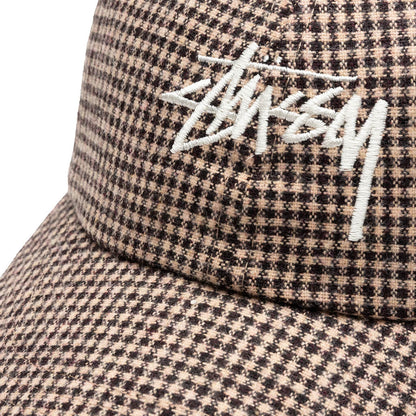Wool Check Big Stock Low Pro - Brown