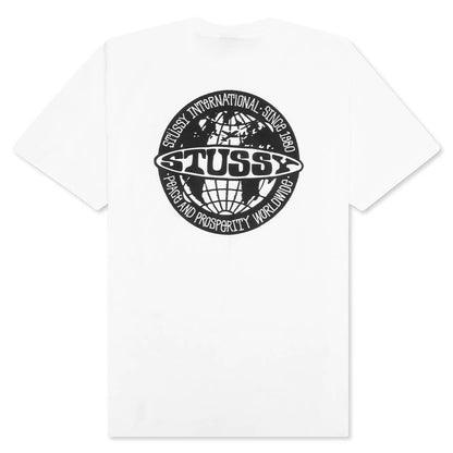 Worldwide Dot Tee - White
