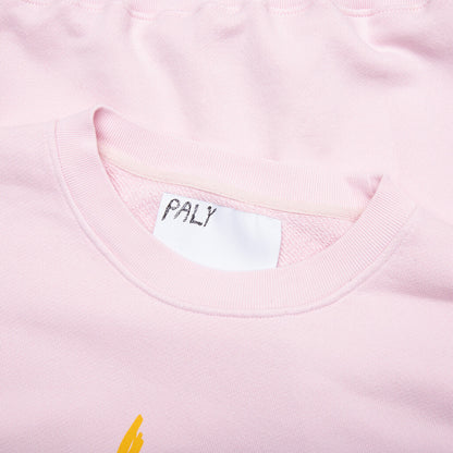 Sum One in Hollywood Luvs Me Crewneck Sweatshirt - Pink