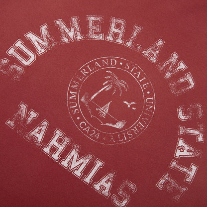 Summerland State Boxy Tee - Ruby
