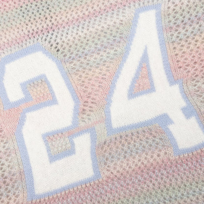 Sunset Knit 24 Football Jersey - Summer Gradient