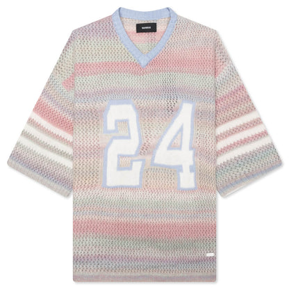 Sunset Knit 24 Football Jersey - Summer Gradient