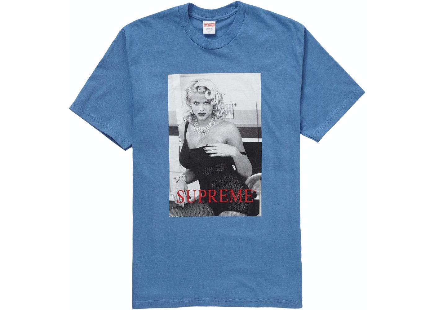 SUPREME ANNA NICOLE T-SHIRT BLUE