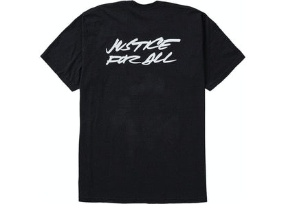 SUPREME FUTURA LOGO TEE BLACK