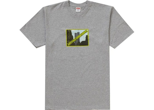 SUPREME GREETINGS TEE GREY