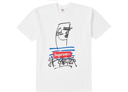 SUPREME JEAN PAUL GAULTIER TEE WHITE
