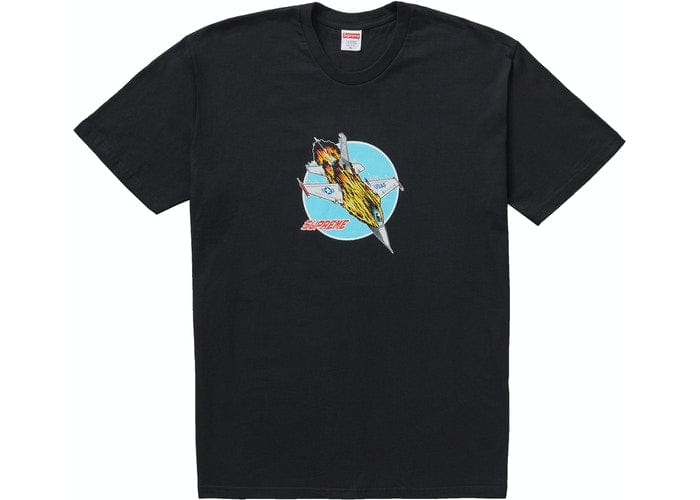 SUPREME JET TEE BLACK FW20
