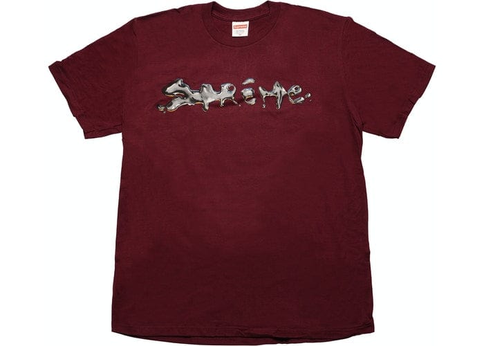 SUPREME LIQUID TEE BURGUNDY