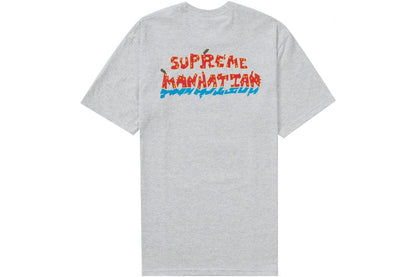 SUPREME MANHATTAN TEE ASH GREY