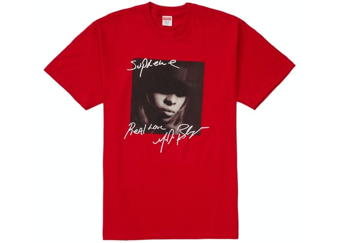 SUPREME MARY J BLIDGE TEE RED