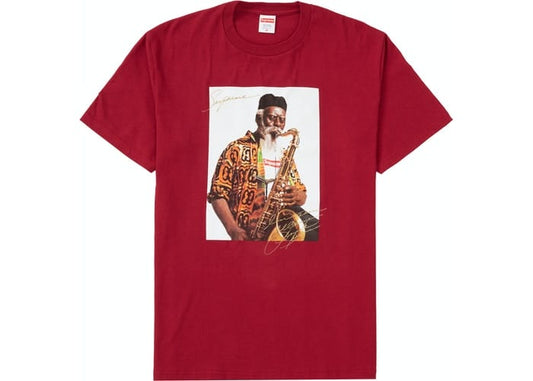 SUPREME PHAROAH SANDERS TEE CARDINAL