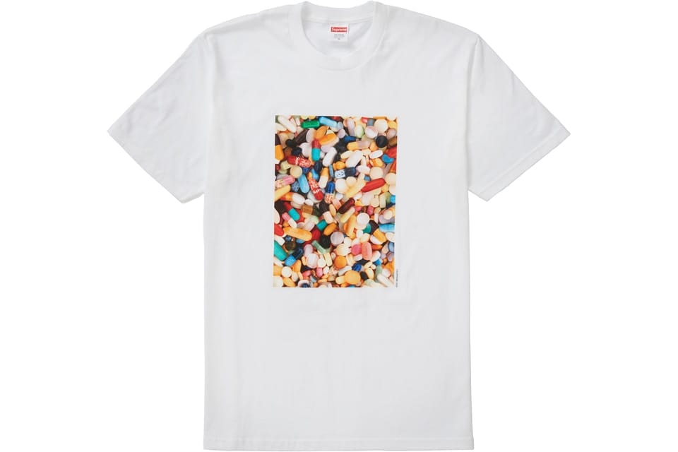 SUPREME PILLS TEE WHITE