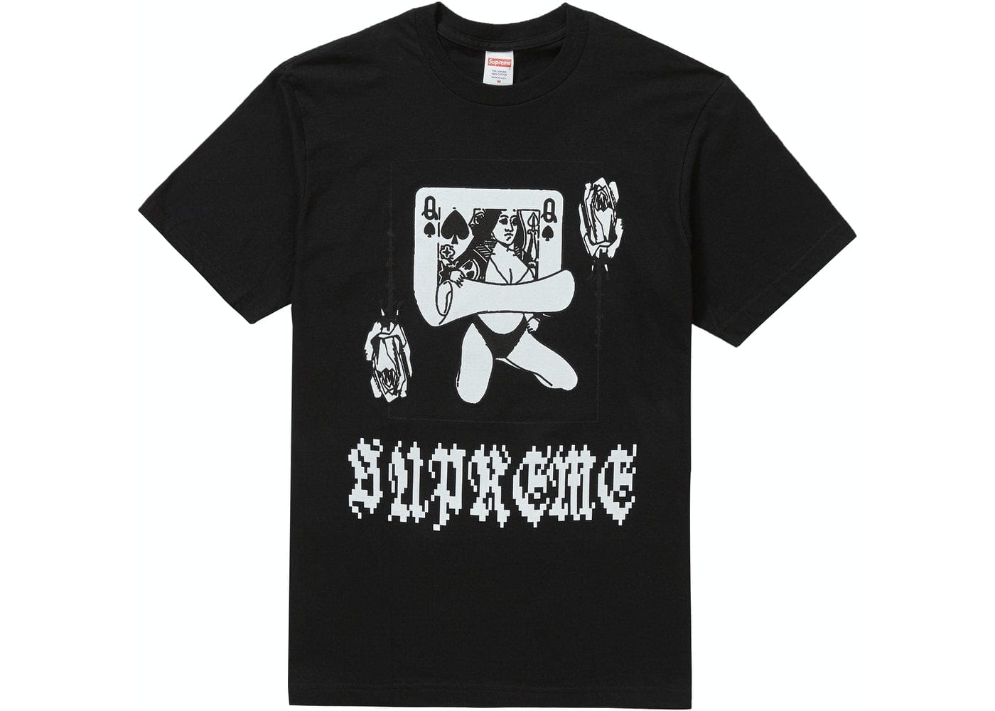 SUPREME QUEEN TEE BLACK