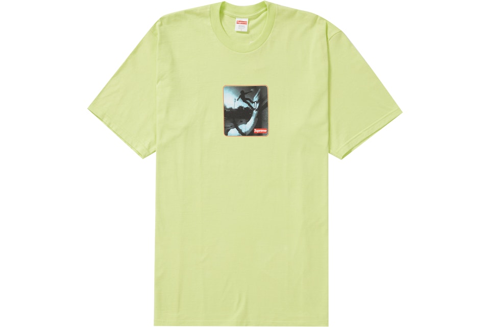 SUPREME SHADOW TEE NEON GREEN