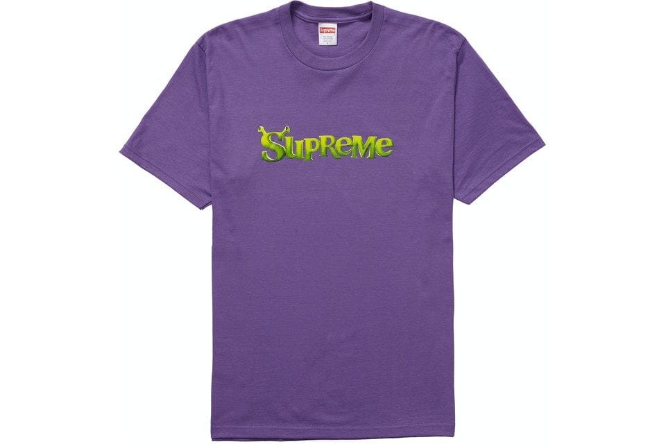 SUPREME SHREK TEE PURPLE