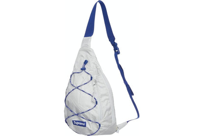 SUPREME SLING BAG SILVER SS22