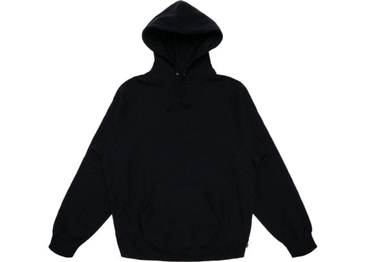 STUDDED HOODED SWEATSHIRT BLACK