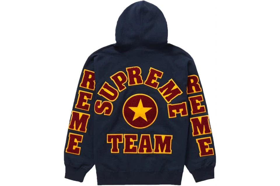 SUPREME CHENILLE SWEATER NAVY