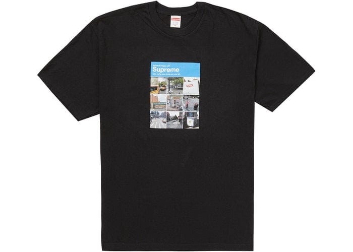 SUPREME VERIFY TEE BLACK FW20