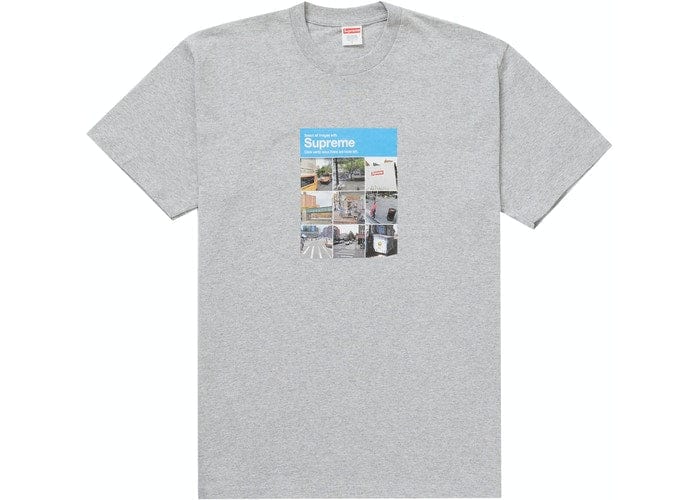 SUPREME VERIFY TEE GREY FW20
