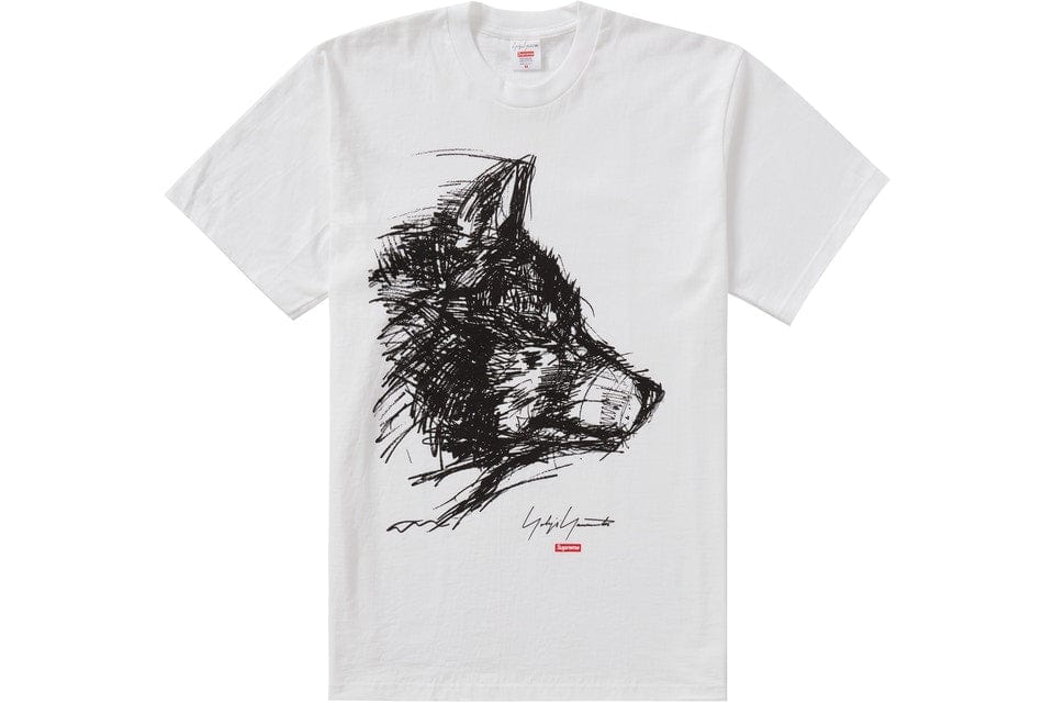 SUPREME YOHJI YAMAMOTO SCRIBBLE WOLF TEE