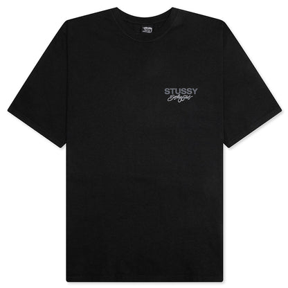 Surf Club Pigment Dyed Tee - Black