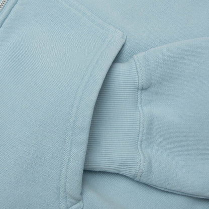 Surf Size Garment Dyed Zip Hood - Sky Blue