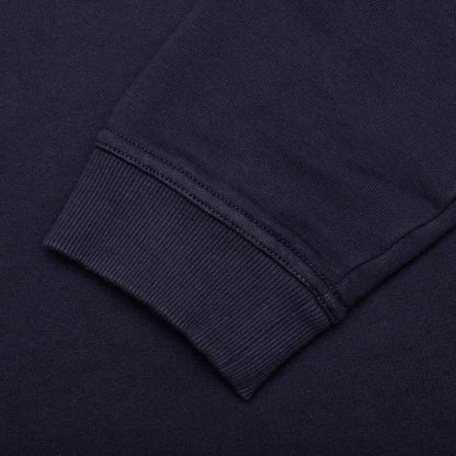 Tonal Upside Down Logo Hoodie - Blue/Tonal Embroidery