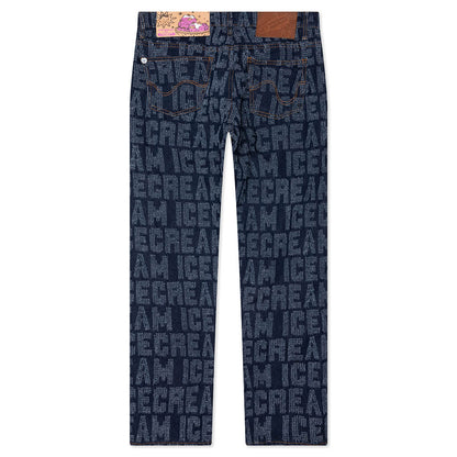 Sweet Tooth Strawberry Fit Jeans - Blue Moon