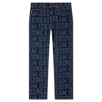 Sweet Tooth Strawberry Fit Jeans - Blue Moon