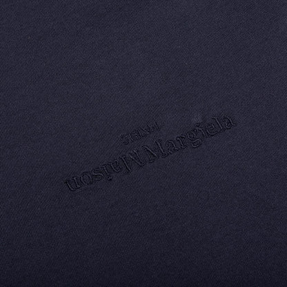 Upside Down Logo T-Shirt  - Blue/Tonal Embroidery