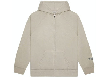 ESSENTIALS FOG ZIP UP HOODIE TAN