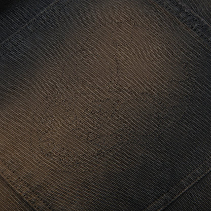 TC Two Tone Washed Pants - Rust Black