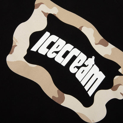 Taupe S/S Tee - Black