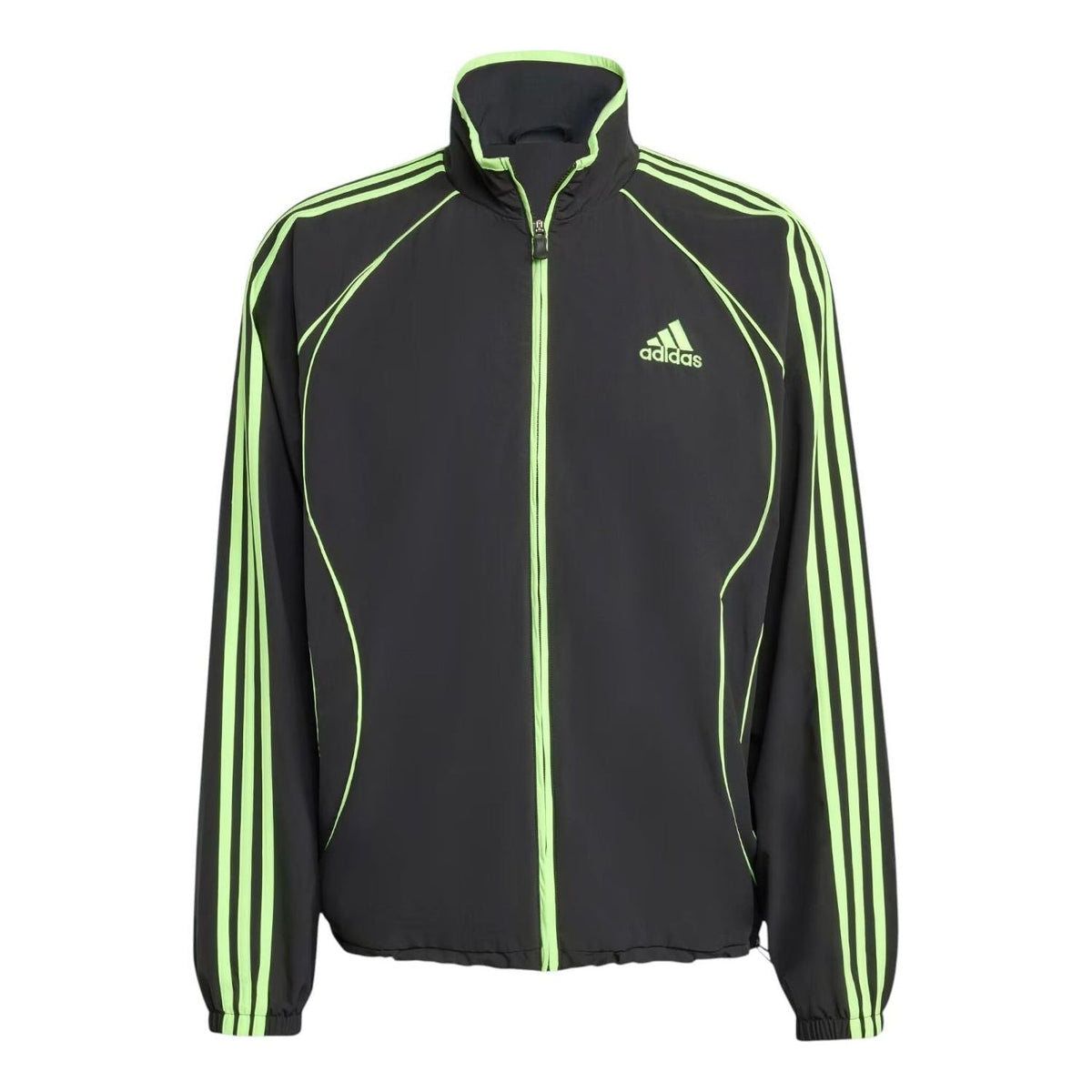 adidas Teamgeist Track Jacket Loose it 'Black Signal Green' JW5866