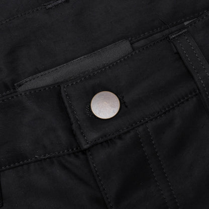 Textured Nylon 5-Pocket Pant - Black