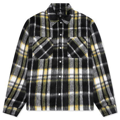 Textured Overshirt - Jet Black